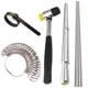 thumbnail image 1 of Kit de reparación y ajuste de anillos de joyería YIEPET con mandril de acero, 1 of 6