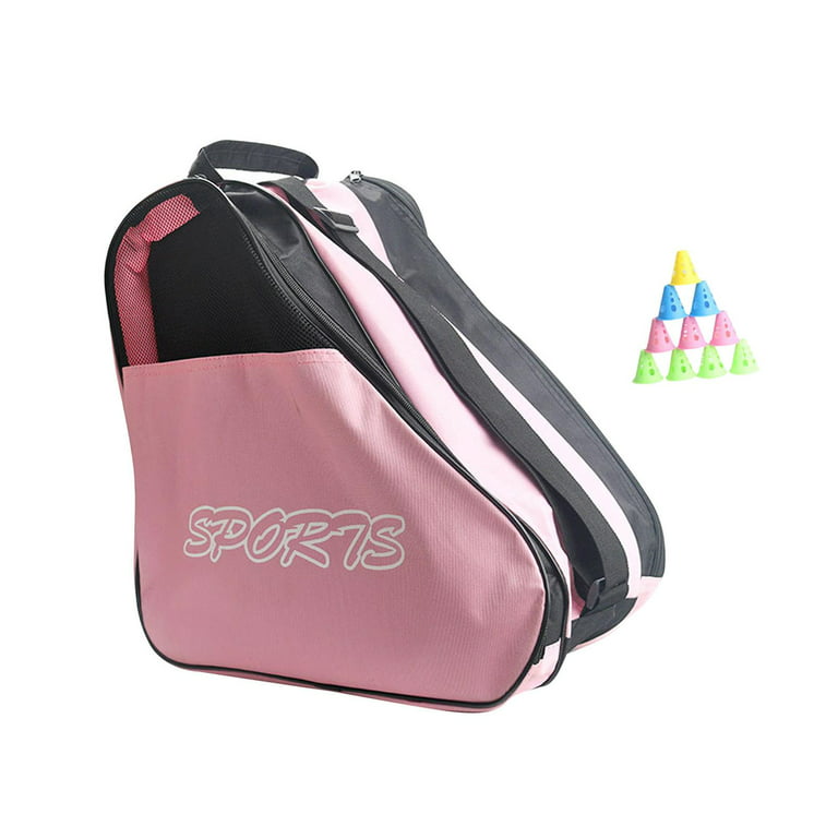 Roller Skates Bag, Ice s Breathable Large Skates Roller Skate Accessories Pink - Walmart.com