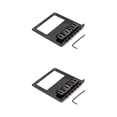 thumbnail image 3 of Greeniant Electric Guitar Bridge Detachable Pick-up Hole Replace Stylish Replacement Bridges Stringed Guitars Instrument for 2piezas, 3 of 6