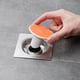 thumbnail image 5 of Drenaje De Piso Drenaje de piso magnético Filtro de inodoro antiolor para baño/cocina (naranja), 5 of 6