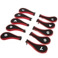 thumbnail image 2 of Club Cover, Neoprene Zipper  Club Head Cover  For Woods Red,Blue,Gray, 2 of 8