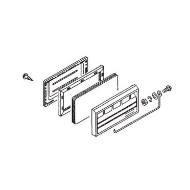norcold 630092 *SPECIAL ORDER* DOOR ASSY-FOAM-LWR 6-SS main image 1