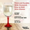 thumbnail image 4 of Rioja Grand Wine Glasses 20.75 oz. Set of 10, Bulk Pack - Perfect for Hotel, Bar, Restaurant or Lounge - Red, 4 of 5