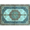 thumbnail image 1 of Ahgly Company Indoor Rectangle Abstract Light Blue Modern Area Rugs, 6' x 9', 1 of 4