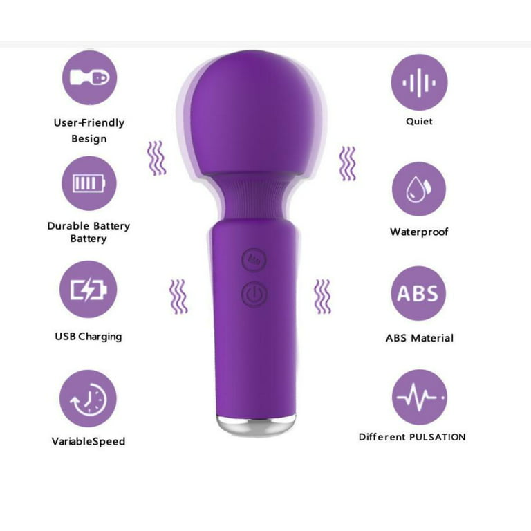 Artrylin Cordless Personal Wand Electric Massager with 10 Powerful Pulse  Settings, Rechargeable Handheld Back Massager Wand Massage for Deep Muscles