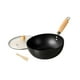 thumbnail image 5 of Wok de hierro para cocina con mango de madera, olla de inducción, sin revestimiento. 28 cm, 5 of 9