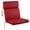 Red, variant on Lavish Home High-Back Patio Chair Cushion, 3" Thick, UV & Mildew Resistant for Adirondack, Rocking Chairs, Red