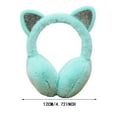thumbnail image 3 of Sequin Winter Cat Earmuffs Furry Soft Warm Ear For Women Girls Cold Weather Accessory, 3 of 6