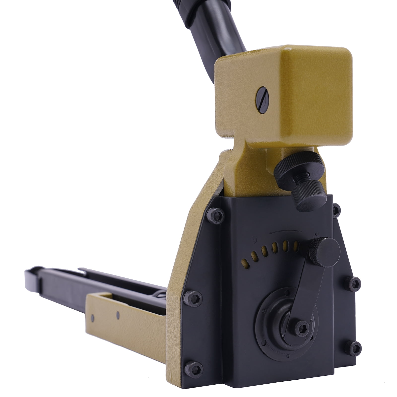Manual Carton Stapler, 50 Staples Capacity, Adjustable Stapling, Ergonomic Handle, Non-Slip Rubber Sleeve, Strong Steel Body, Perfect for Office and Packaging Tasks