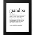 thumbnail image 2 of Lettered And Lined 19x24 Black Modern Framed Museum Art Print Titled - Grandpa Definition 2, 2 of 5