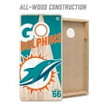 thumbnail image 4 of YouTheFan NFL Miami Dolphins 2' x 4' Cornhole Game No Bags, 4 of 5