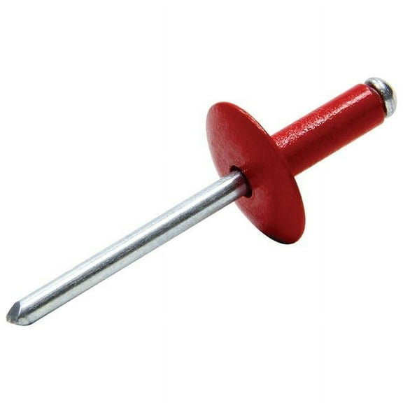 Allstar Performance ALL18012 Large Head Rivet, Red - Pack of 250
