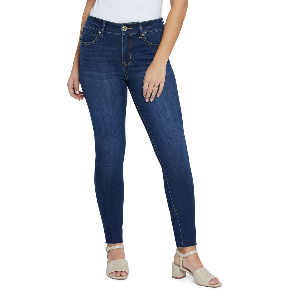 Seven7 - Seven7 Women's High Rise Tummyless Jeans - Walmart.com ...