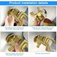 thumbnail image 5 of Vintage Style Faucet For Garden And Household Use, Standard Garden Hose Connector With Easy Controlling Water Flow Feature, 5 of 5