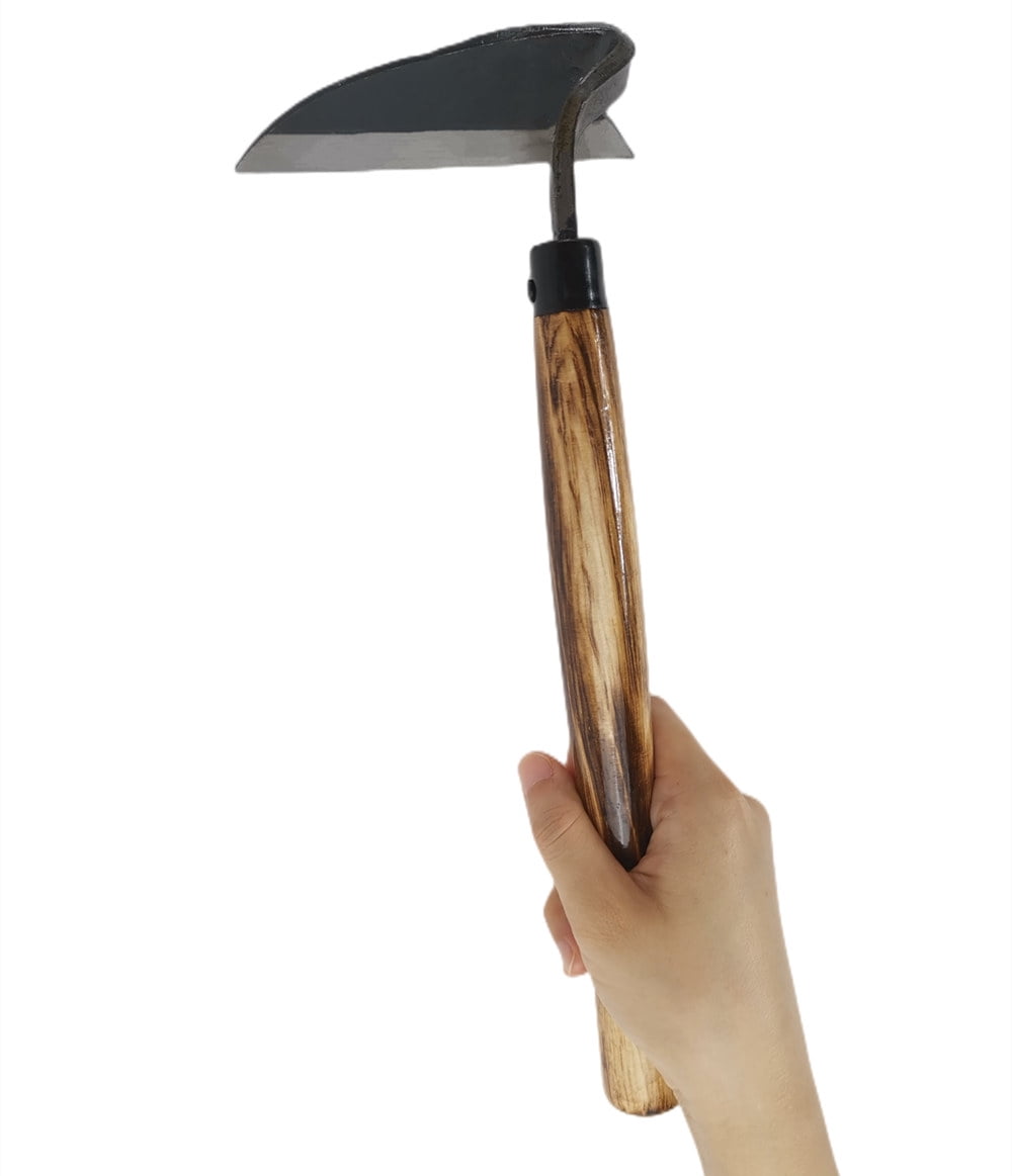 Gardening Tools, Japanese Weeding Sickle, Garden Hoe Very Sharp Edge Gardening Hand Weeding Tools
