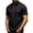 Z72 Black, variant on Men'S T-Shirt Solid Color Short Sleeve Henley Tops Summer Casual Men Tees Size M Army Green