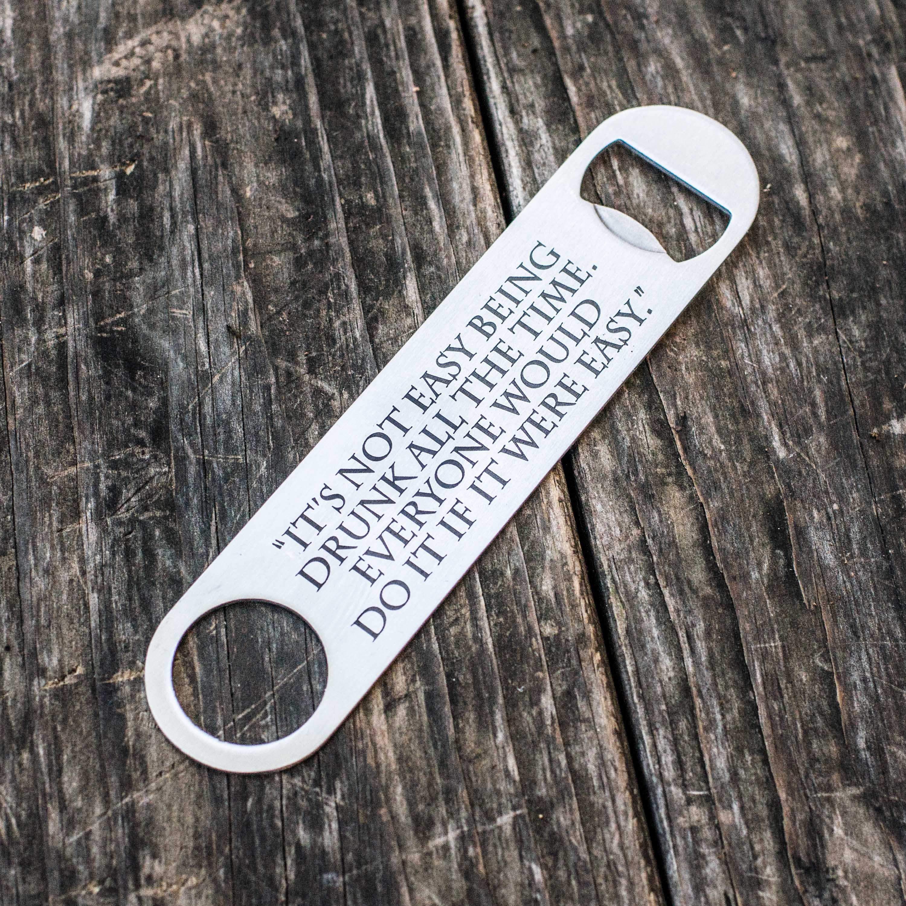 A drink a day keeps reality away Magnetic Bottle Opener