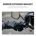 thumbnail image 4 of Motorcycle Rearview Extension Bracket Stainless Steel 1Set 3.7x2x0.9In, 4 of 7