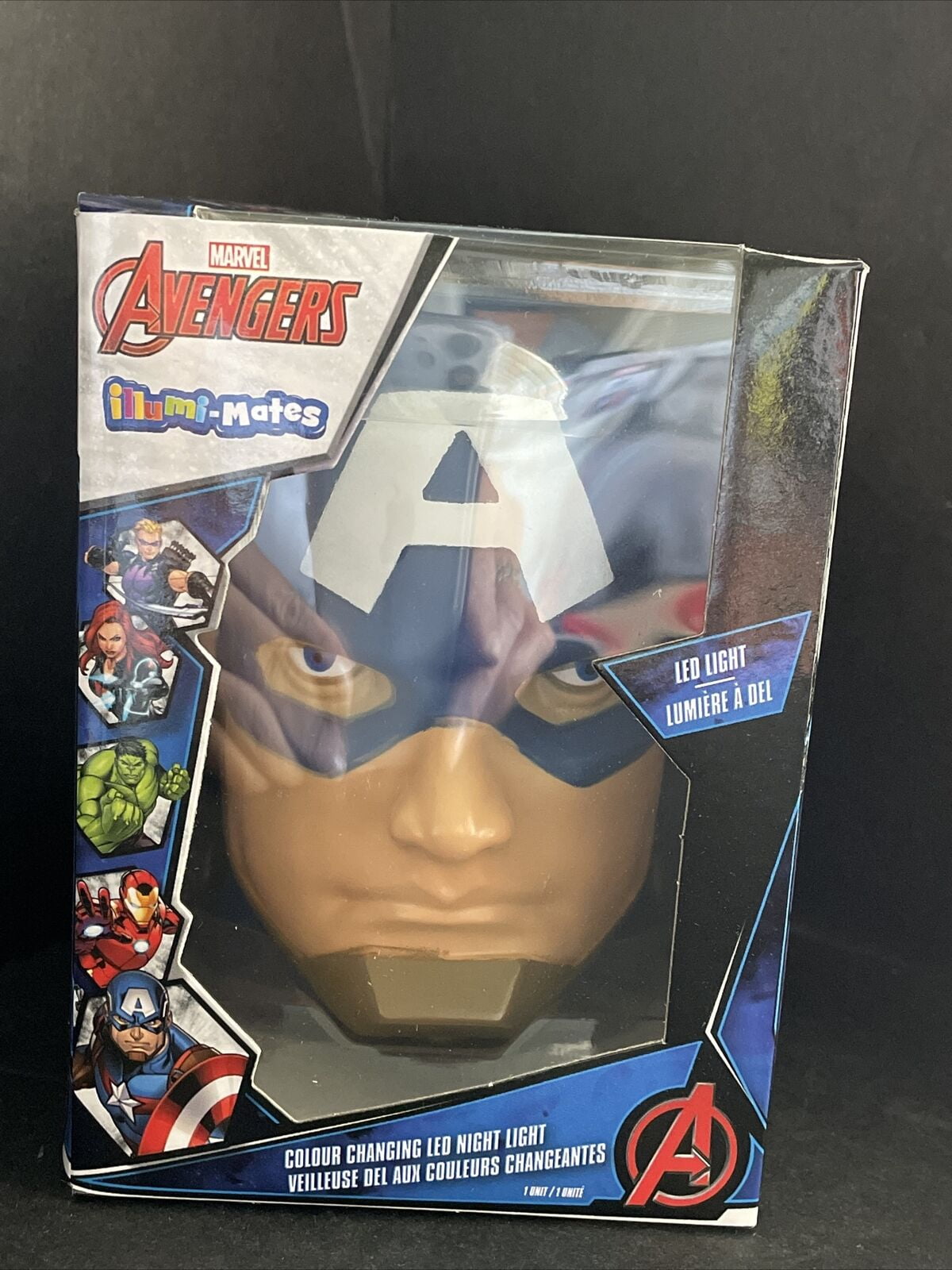 Marvel Avengers Captain America Color Changing LED Night Light ...