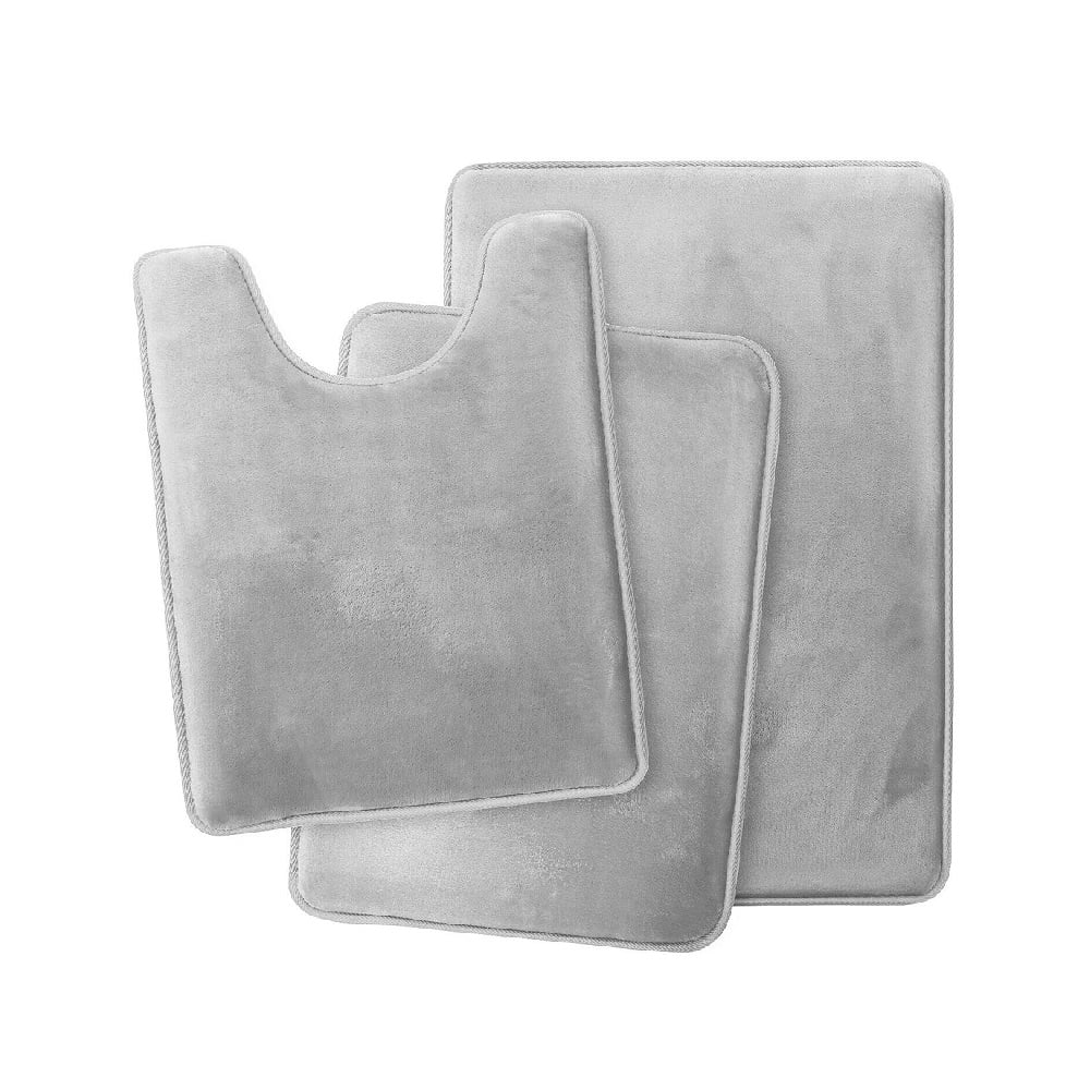 Details about   Memory Foam 1 PC Bathroom Rug Absorbent Bath Mat Set Small Large and Contour Rug 