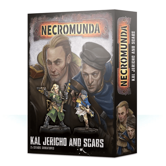 Games Workshop Necromunda Kal Jericho and Scabs 300-38