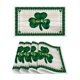 thumbnail image 2 of Decoraciones para el Día de San Patricio, Accesorios para el Día de San Patricio, 4 manteles individuales nuevos de lino con estampado de cuatro hojas, manteles aislantes para fiestas navideñas, mante, 2 of 6