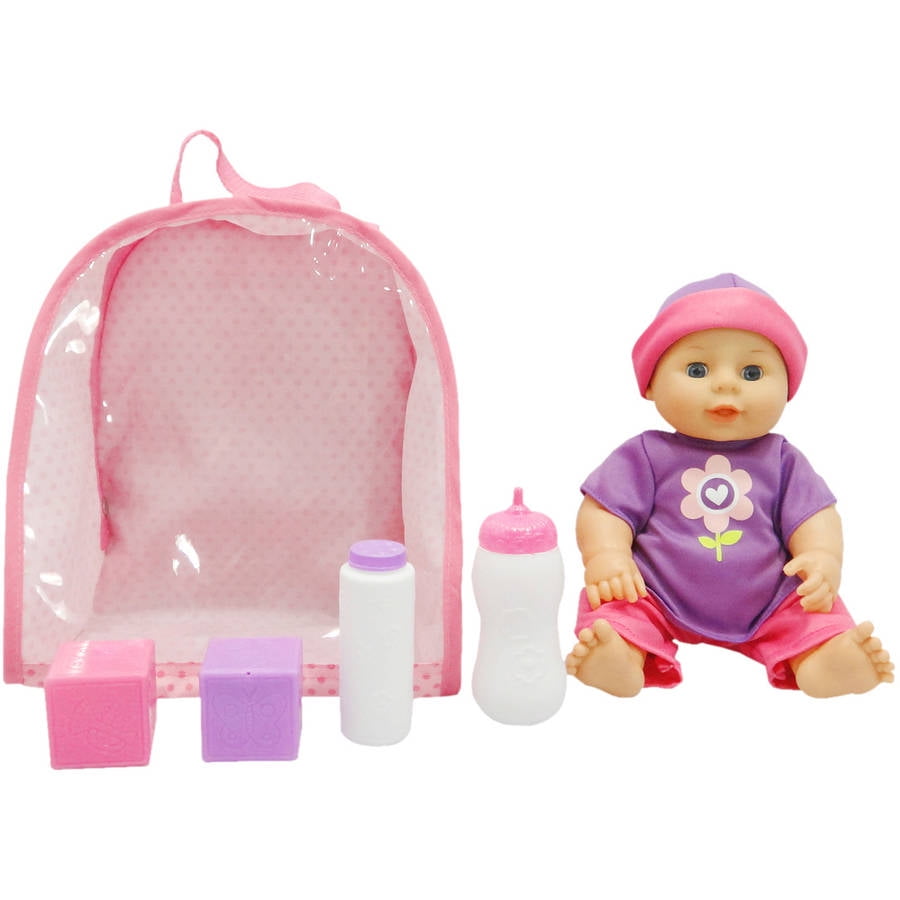 My Sweet Love 10.5" Backpack Baby with Accessories, Purple