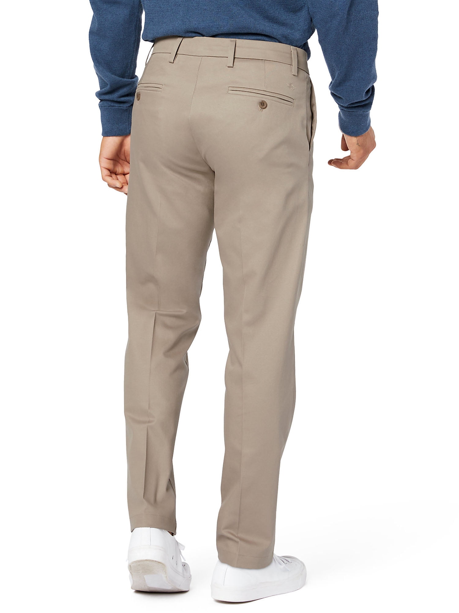 Dockers Men's Signature Straight Fit Creased Khaki