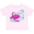 thumbnail image 3 of Inktastic Cute Pink Sea Turtle Boys or Girls Toddler T-Shirt, 3 of 5