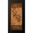 thumbnail image 2 of Emery, Kristin 12x24 Black Modern Framed Museum Art Print Titled - Vertical Leaves I, 2 of 5