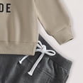 thumbnail image 5 of Towmus Toddler Baby Boy Fall Winter Outfit Long Sleeve Sweatshirts and Jogger Pants Boy Clothes, 5 of 5