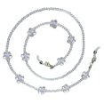 thumbnail image 1 of 1Pc Transparent Floret Beads Eyeglasses Necklace Mask Anti-lost Hanging Chain, 1 of 8