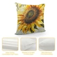 thumbnail image 4 of YINGXI , Decor Summer for Couch Sofa Indoor Outdoor Yellow Pillows Summer Decorations 12x12in, 4 of 5
