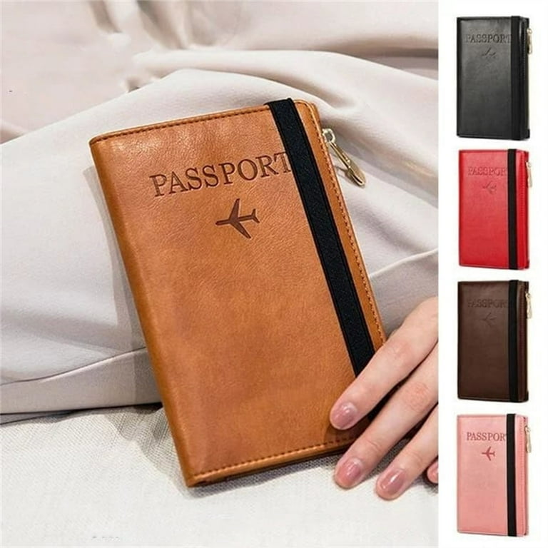Passport bag leather sale