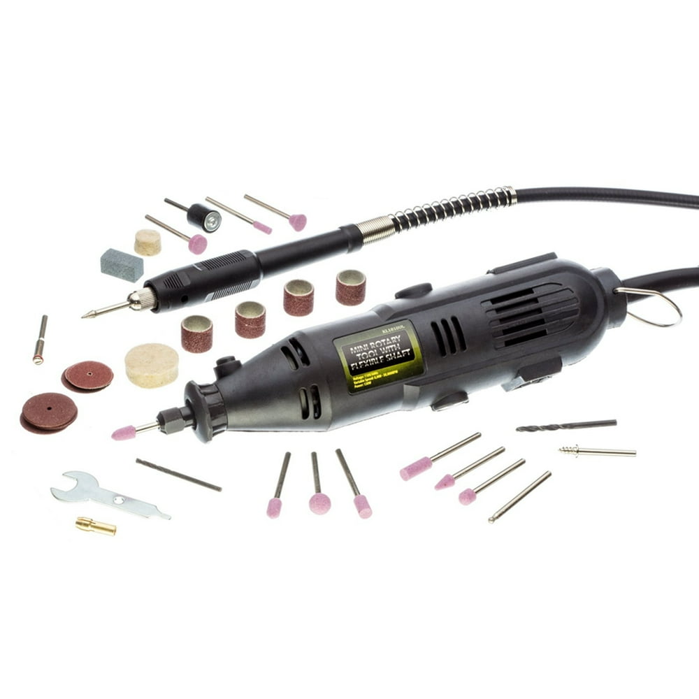 40 Piece Rotary Tool Set with Flexible Shaft MultiPurpose Kit