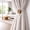 Natural, variant on Evideco Magnetic Curtain Tieback 17 In Brown - Square Wood Accent with Braided Cord Wrap Around Design for Sheer Curtains and Light Panels