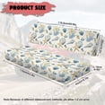 thumbnail image 7 of FKELYI Shell Starfish Coral Print UTV Seat Covers Full Protection Anti-Dust Bench Seat Cover with Elastic Band Backrest Cover Waterproof Decor UTV Accessories, 7 of 7