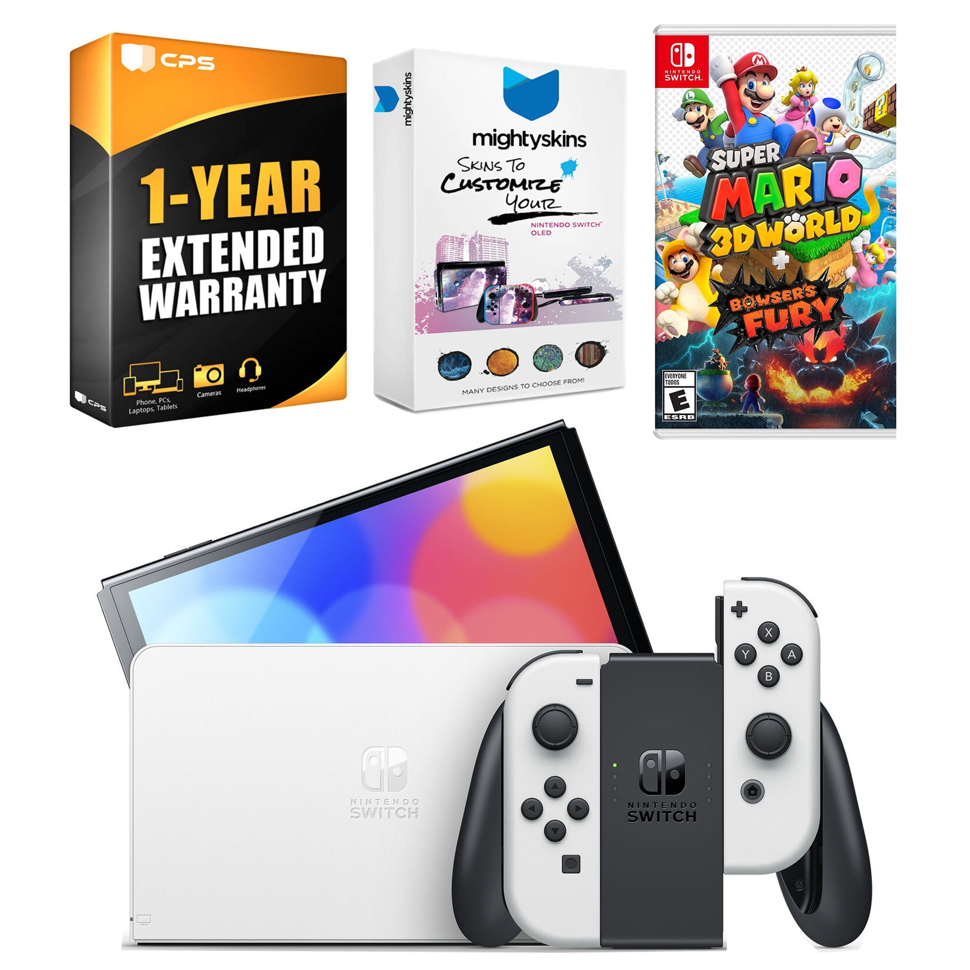 Nintendo Switch OLED Console - Mario Bundle with Headset, Wired