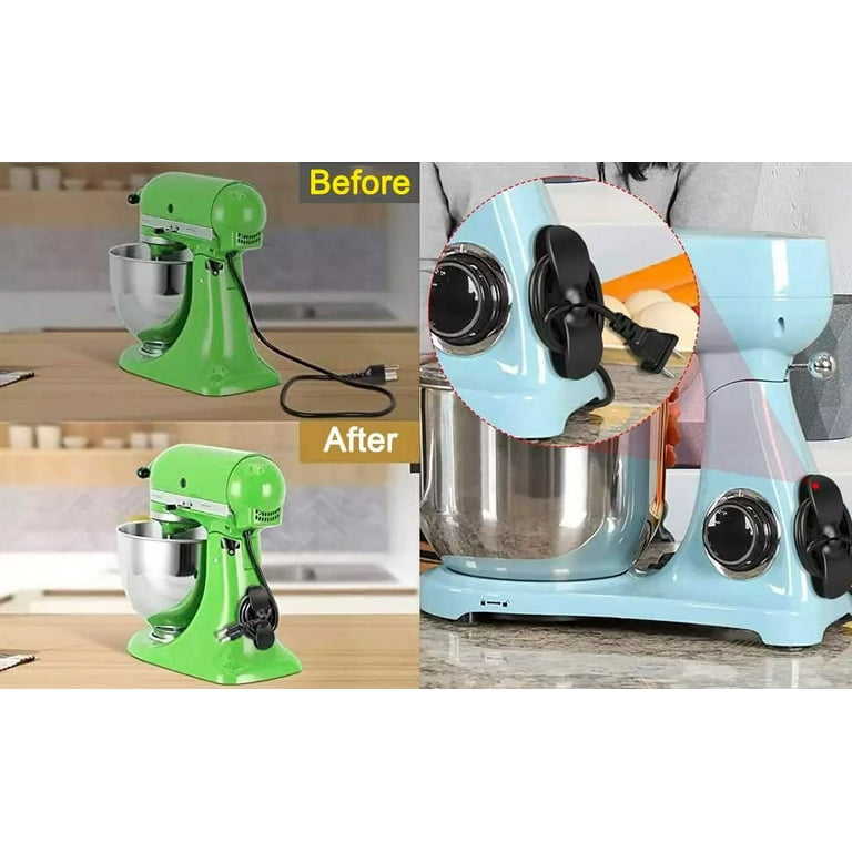 Cord Organizer for Kitchen Appliances Receiving Reel Upgraded, Best Power Cord Holder Winder Wrappers Silicone with Stick On Adhesive Accessories for
