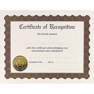 Geographics Conventional Certificate Paper, Blue, 50 Sheets - Walmart.com
