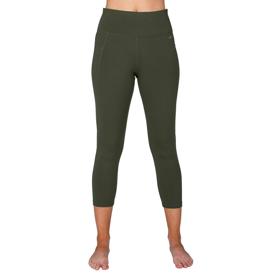 Mid-Rise Capri Leggings Kombu Green 