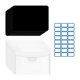 thumbnail image 1 of Láminas de goma para manualidades de papel para hacer tarjetas, para guardar troqueles, lisas y con almacenamiento Hojas de 12 piezas, 1 of 9