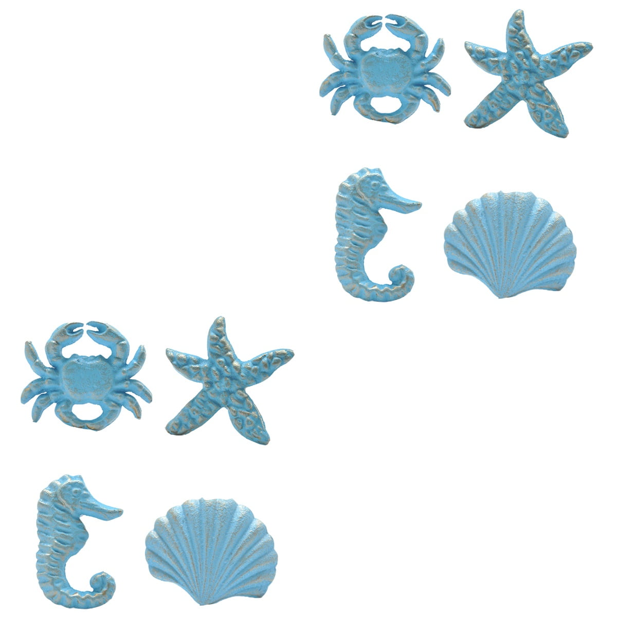 Pulls Ocean Iron Knob Drawer Cupboard Knob Knobs Cabinet Seahorse Decorative Beach Handles Coastal Knobsartironwork