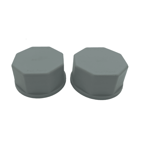 Ez-POUR Yellow Coarse Thread Solid Base Cap for Storage gas Cans (Pack ...
