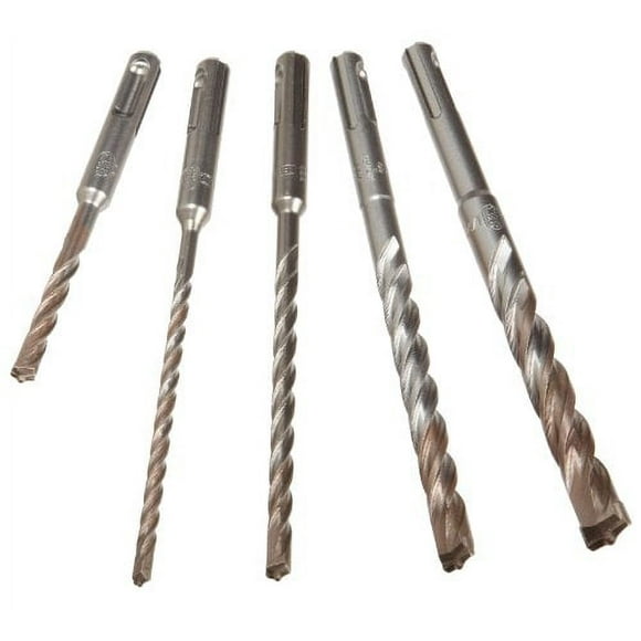 DEWALT SDS Plus Bits Set, Rock Carbide Tip, 5-Piece (DW5470)