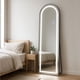thumbnail image 5 of GAON. Espejo De Piso Cuerpo Completo De Pared Arqueado con Luz Led de 3 Tonos Decorativo con Soporte y Marco para Dormitorio Sala Comedor o Cuarto de 143cm, 5 of 8