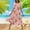Pink, variant on Summer Dresses for Women 2025,Women's Flower Printing Casual Short Sleeve Crewneck Dress Casual Flowy Tiered Maxi Beach Dress Light Blue S