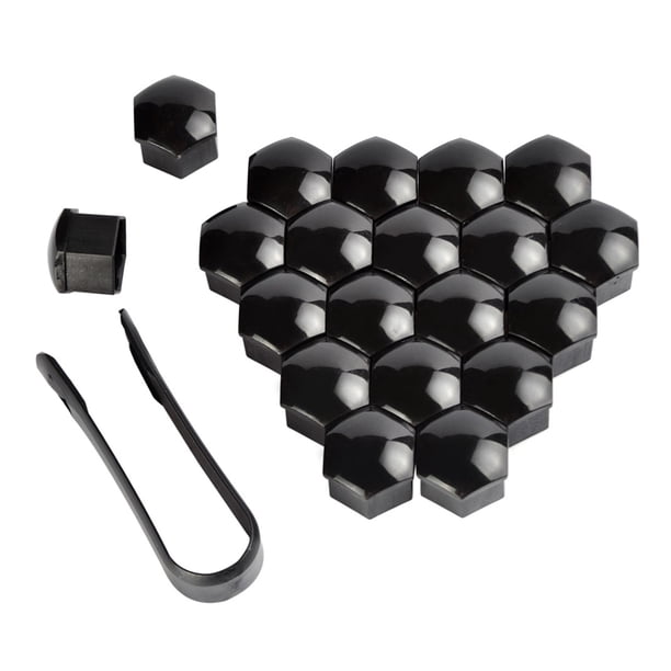 Riwesomey Paquete de 20 tapas de tuercas de rueda de coche, tapa de tornillo de cubo automático antioxidante, reemplazo de plástico, Type9 NO9