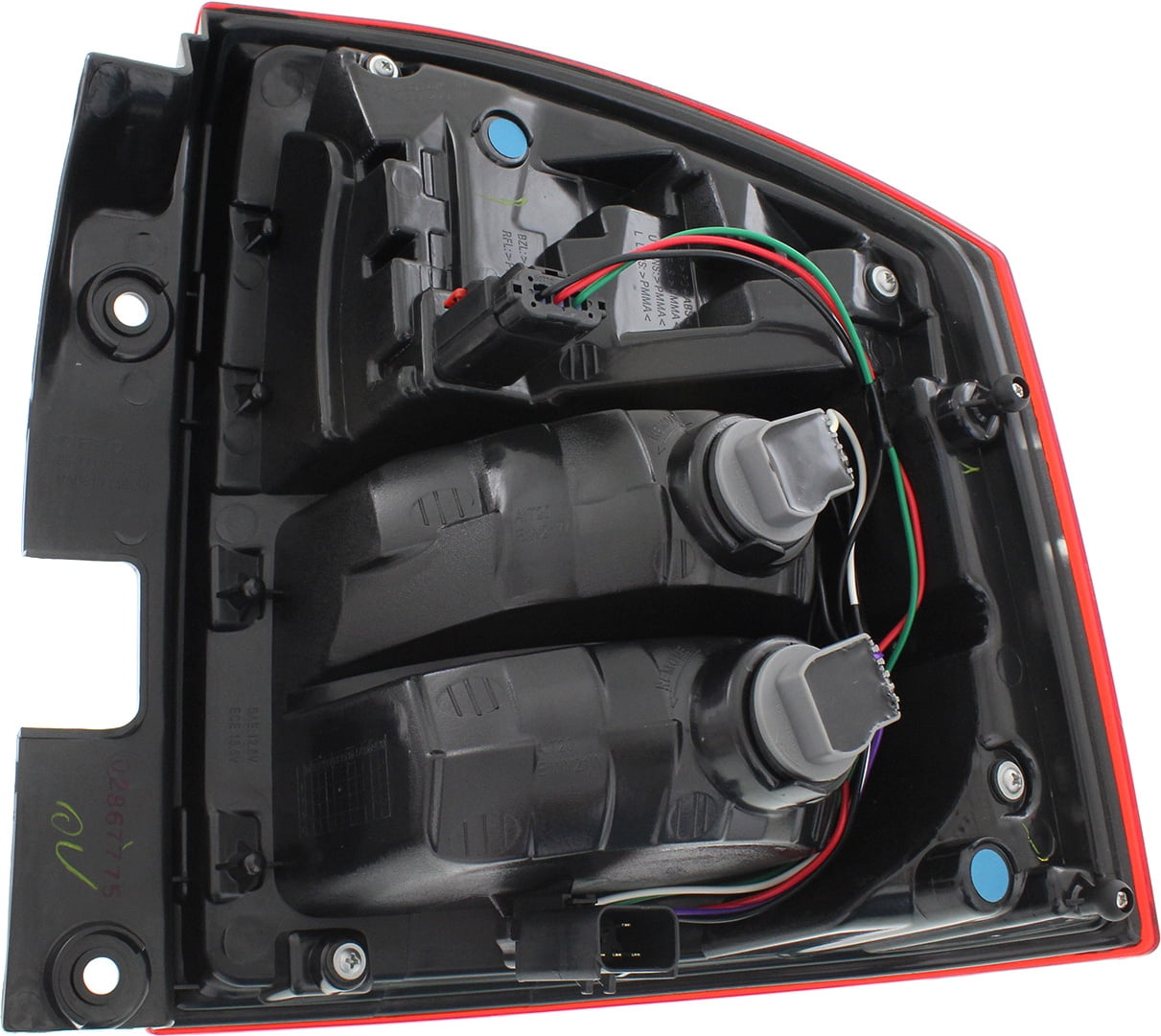 Tail Light Compatible With 2014-2017 Jeep Compass Left Driver With bulb(s)