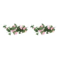 thumbnail image 4 of Naiovety Planta de flores artificiales Rosas falsas Plantas Simulación Colgante Fiesta de rosas Jardín Balcón Sala de estar Guirnalda Rosa Rosa 2Conjunto, 4 of 6